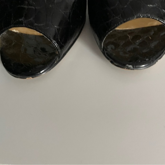 Enzo Angiolini Women's Maylie 3 Peep Toe Pump - 10 - Picture 3 of 12